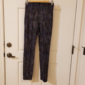 Joseph Ribkoff Blue Zebra Print Women's Pants